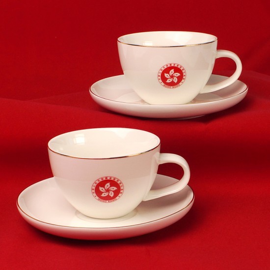 Cup set with HKSAR regional emblem (for 4 persons)(pre-order)