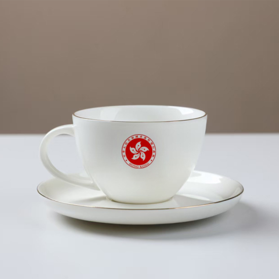 香港特區區徽四人咖啡杯套裝 (預售)
