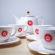 Bone China Tea set with HKSAR regional emblem