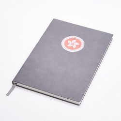 B5區徽筆記本 - 灰色