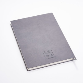 B5區徽筆記本 - 灰色