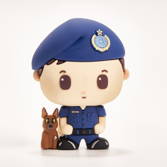 懲教署Q版手辦-警衛犬隊 (男)