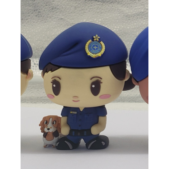 懲教署Q版手辦-警衛犬隊 (女)