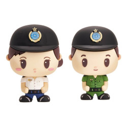 懲教署Q版手辦-工作服A款一對	 懲教署Q版手辦-工作服A款一對