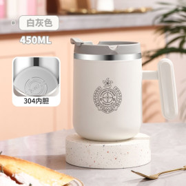 懲教CSD-白色不锈鋼保溫馬克杯(白)