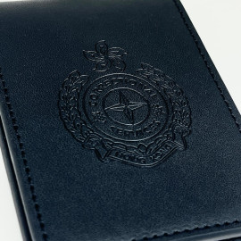 懲教署印章真皮卡套