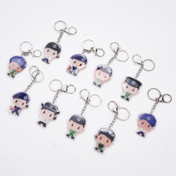 全套懲教署Q版 匙扣