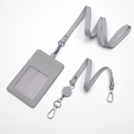 印章款真皮卡套配掛繩