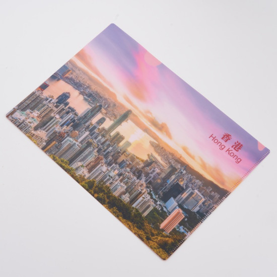 A4 塑膠文件夾 - 維多利亞港