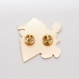 可愛熊貓-乒乓球造型胸針