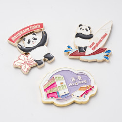 熊貓-風帆造型冰箱貼