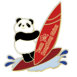 熊貓-風帆造型冰箱貼