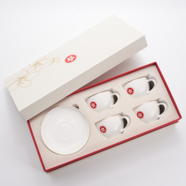 特區區徽4人茶具禮盒套裝