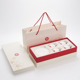 特區區徽4人茶具禮盒套裝